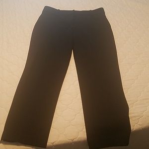 Black Ankle Dress Pants with zippers
